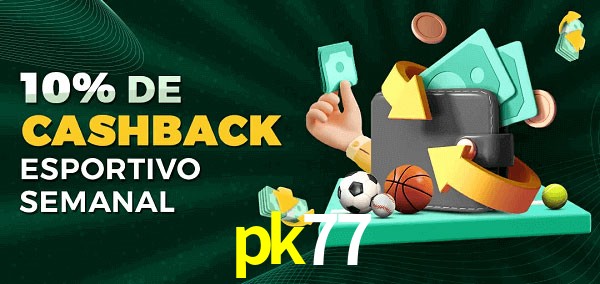 10% de bônus de cashback na pk77